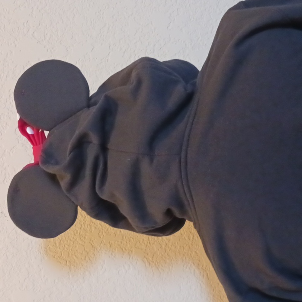 Disney Parks Minnie Mouse Hoodie With Ears Size Medium - Picture 7 of 9